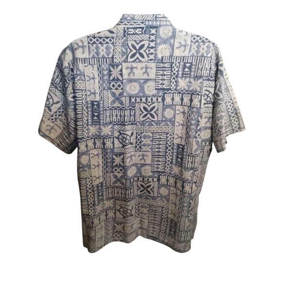 Jade Fashions Hawaii Collared Tribal Tiki Turtle Hawaiian Shirt XXL - Picture 4 of 7